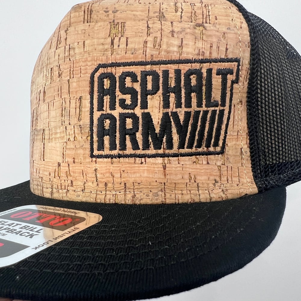 Image of OTTO Snapback Cork-Black Mesh