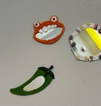 Image 5 of Fused Glass Jalapeño Mirror