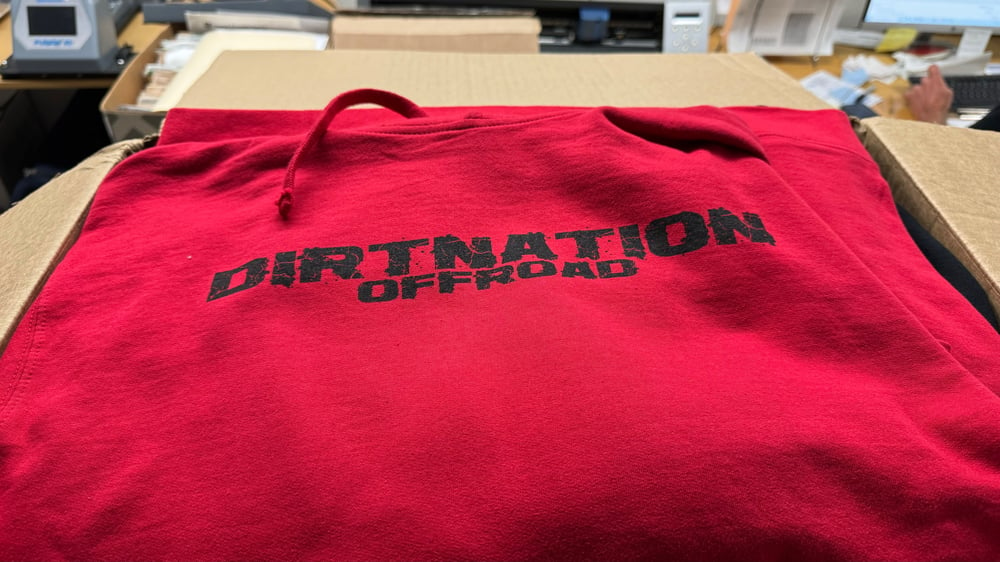 Dirtnation Hoodie 2024 Logo Red