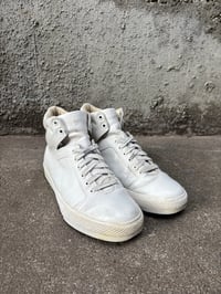 Image 2 of Archive Raf Simons SS08 Leather Padded Hightop Sneakers - Size IT 41