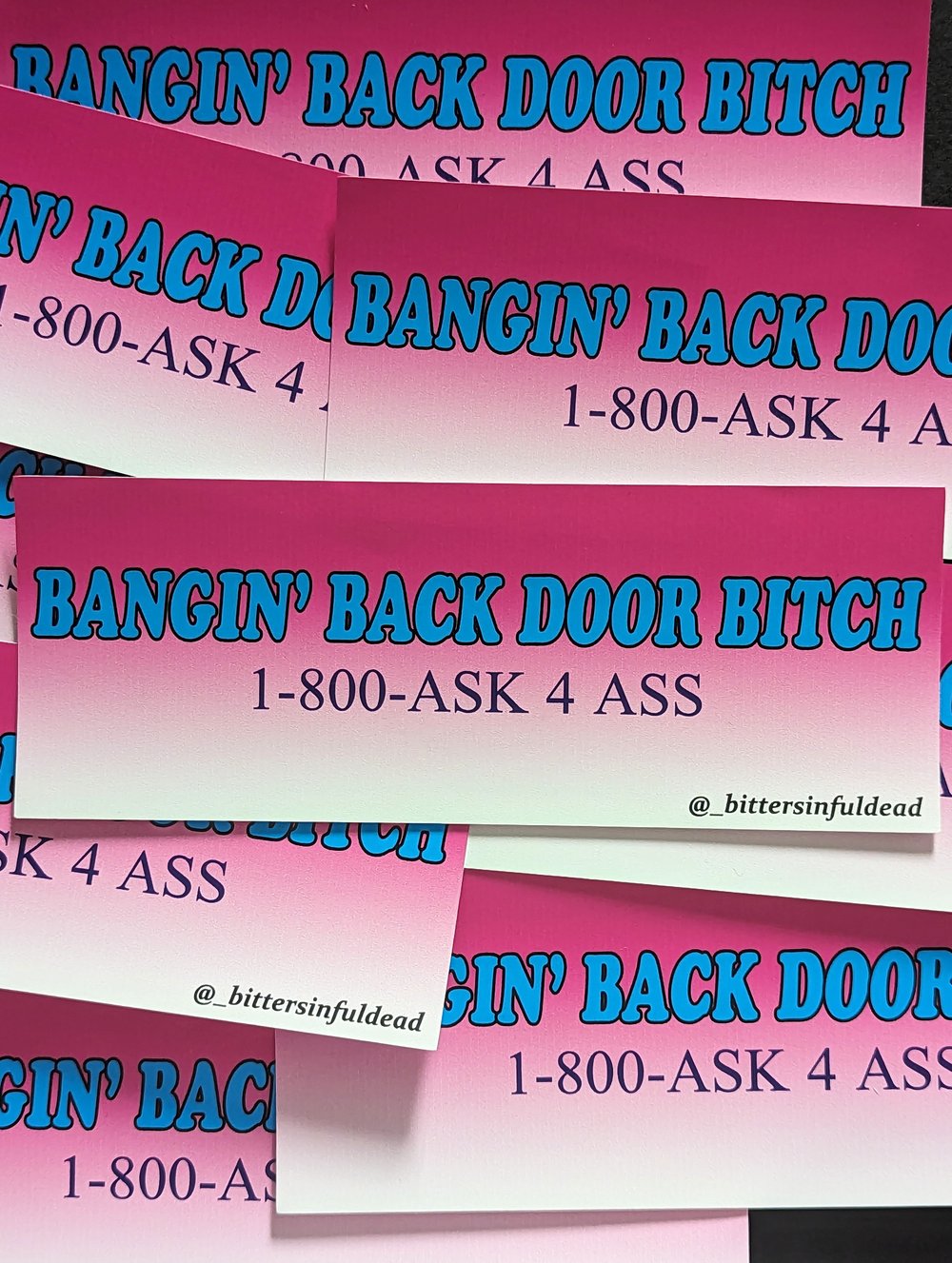 Bum-per Stickers 