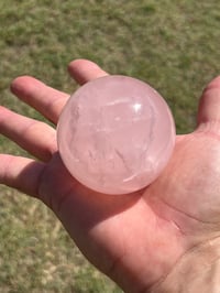 Image 9 of Star Rose Quartz Sphere #2982