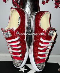 Image 1 of Fully Bling Chucks - Low