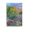 Rainbow Cottage Garden - 12” X 18” Canvas Print 