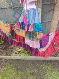 Image 5 of Wanderlust maxi skirt / bandeau dress - rainbows 8-14