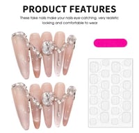 Image 5 of 10pcs Long Ballerina Almond False Nail Tips Handmade