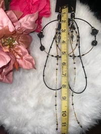 Image 2 of Femme Shimmer large hoop earrings 