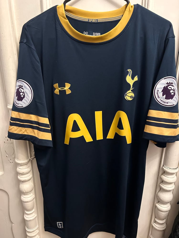 Image of Tottenham Hotspur “DEMBÉLÉ 19” 2016/17 Away Shirt + PL patches (XL)