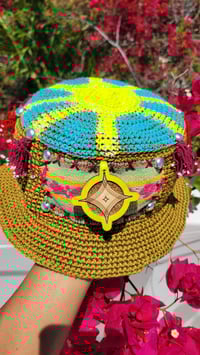 Image 13 of Sun Crochet Cosmic Cap