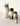 At52 Set of stacking cats - 3 Siamese cats and 1 mouse 