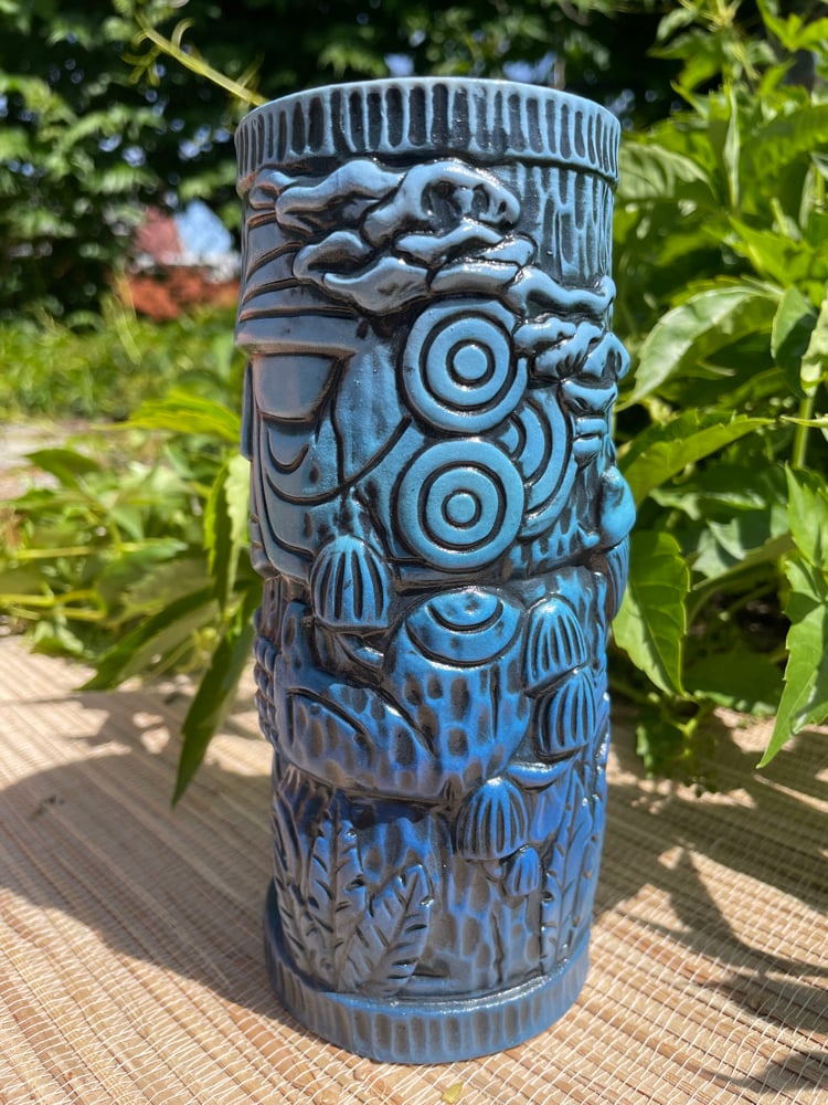 Image of Blue Fungi Peanut Mug