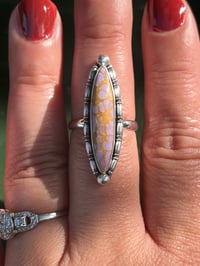 Image 1 of Phosphosiderite Sterling Ring Sz 7