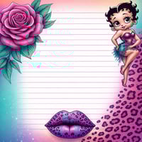 Image 8 of RAINBOW BETTY BOOP FULLY CUSTOMIZABLE STATIONARY GIFT SET