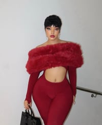 Image 7 of Barbie Fur top jumpsuit 