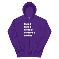 Image 4 of Rick & Rich & Richk & Rickard & Snakes Unisex Hoodie