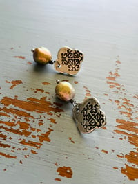 Image 1 of Baroque Pearl Post Earrings
