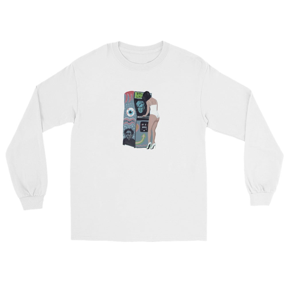 Image of A STRANGE ARCADE GAME LONG SLEEVE SHIRT