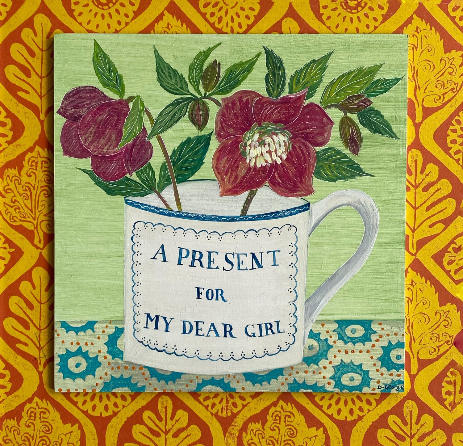 Image of Dear Girl Cup and Hellebores 