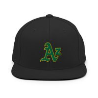 Image 2 of LOWER AZ Az Green & Yellow Snapback Hat