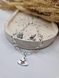 Image 2 of Heart Stud Earrings 