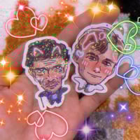 Image 4 of Cutesy kawaii Hilson (House x Wilson) charms