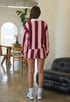 Burgundy & Pink Stripe Set SMALL Image 3