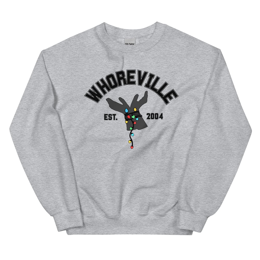 Image of Officially licensed Whoreville unisex sweatshirt