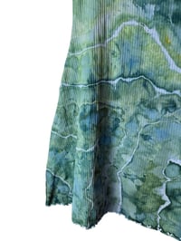 Image 4 of M 90's Babydoll Mini Dress in Verdant Geode Ice Dye
