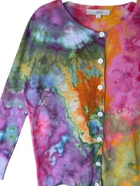 Image 3 of ♻️ UPCYCLED S 100% Cotton Sweater Cardigan in Euphoria 