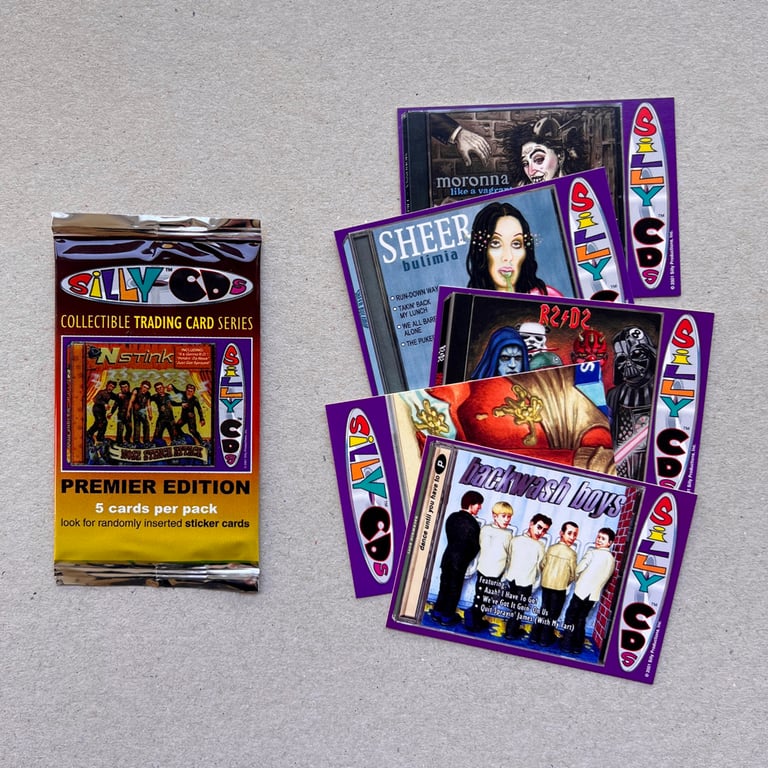 HOLLYWOOD 1991 / SILLY CDs Y2K TRADING CARDS Image 4