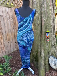 Image 1 of Large bustle back maxi dress