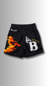 Black Flame Shorts