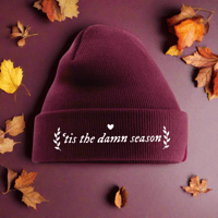 Image 3 of Tis the damn season beanie hat 