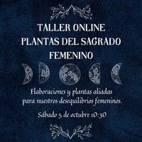 Image 1 of TALLER PLANTAS SAGRADO FEMENINO