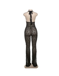 Image 4 of Halter V Neck Backless Jumpsuits / PRE ORDER