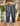 American Eagle side button jeans 