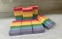 Image 4 of LOVE IS LOVE : GOAT MILK RAINBOW SOAP