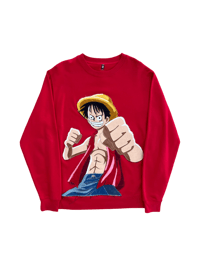 Image 1 of LUFFY SWEATSHIRT - MEDIUM