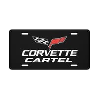 Image 1 of Corvette Cartel (With The Wings) Vanity license plate