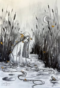 Image 4 of Abhainn - the river witch- inktober 7