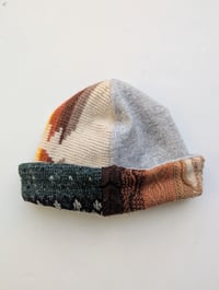 Image 1 of Upcycled Reversible Cream Pendleton x Cashmere