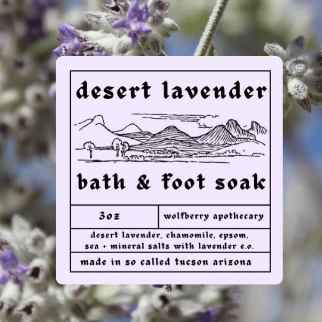 Image of desert lavender bath soak