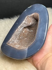 Image 8 of Druzy Rainbow Amethyst Geode #2401 