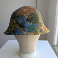 Image 5 of Reworked 6-panel Reversible Bucket Hat Camouflage-2  XL 24"