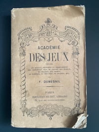 Image 1 of Académie des jeux, règles de jeux de cartes, échecs etc… Dumesnil, 19eme siècle