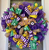 Image 4 of LSU wreath 