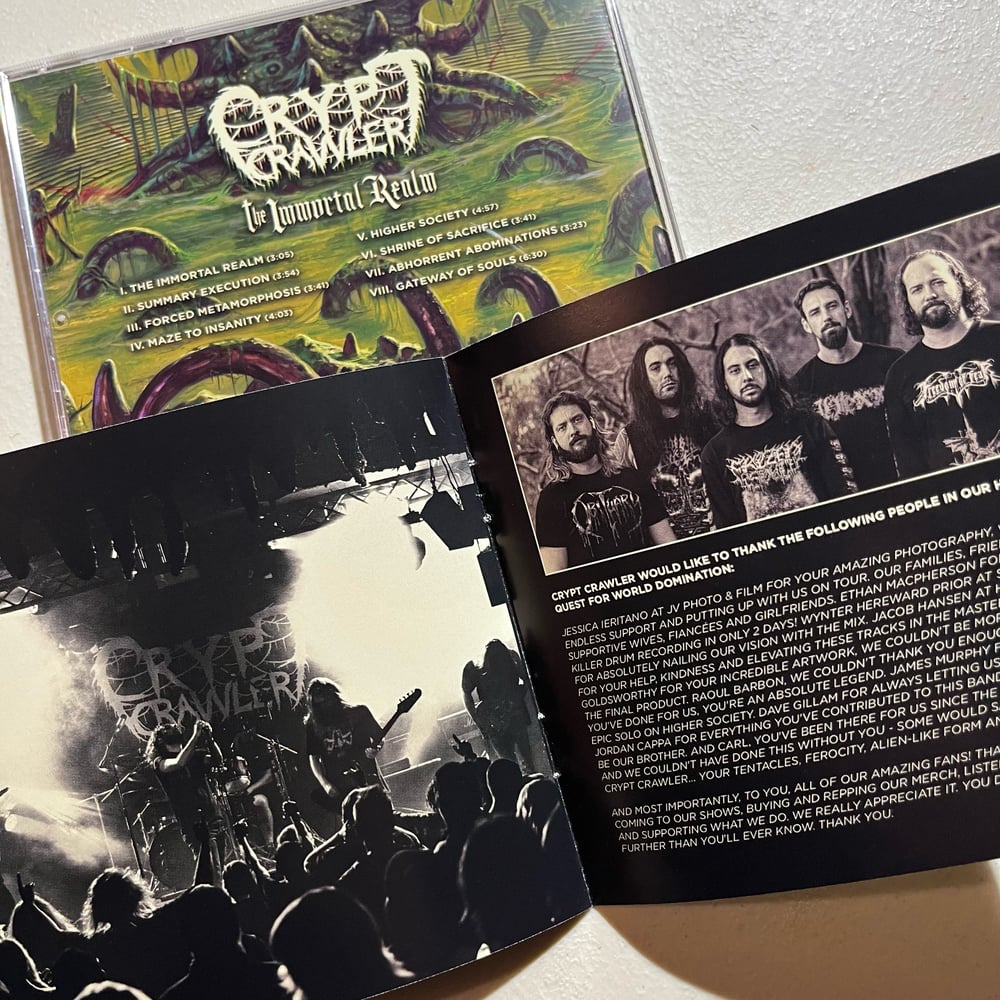 Crypt Crawler - "The Immortal Realm" CD