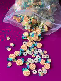Image 1 of Pineapples N Slices Polymer Clay 