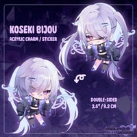 Koseki Bijou Keychain and Sticker 