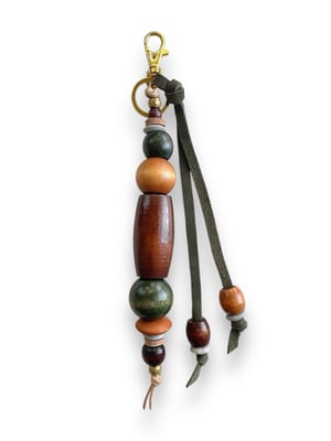 Image of BEADED BAG CHARM / KEYCHAIN #15